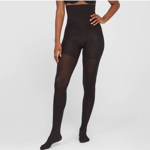 SPANX ASSETS - GREY SHAPING TIGHTS SIZE 4 (tag indicates brown) - Picture 4 of 13